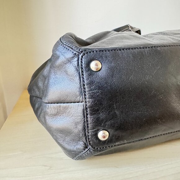 Coach Soho Pleated Black Leather Satchel | Classic & Chic 🖤✨ - Picture 8 of 11